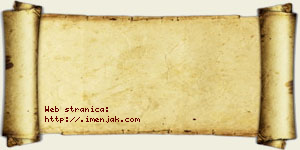 Danica Vrhovac vizit kartica